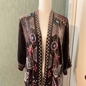 Johnny Was "Dani Velvet Kimono" Petite Large